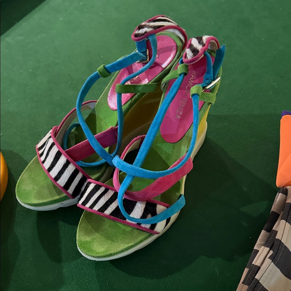 Colorful Multicolor Women's Strappy Sandal